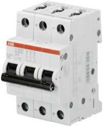 Wyłącznik nadprądowy 3P char. K 13A 10kA AC/DC S203M-K13UC 2CDS273061R0447