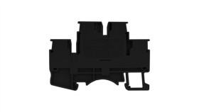 Złączka Szynowa Zaciskowa Czarna 2,5Mm2 2-Piętrowa 4-Przewodowa
