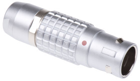 Złącze wielostykowe przemysłowe 3-pinowe Montaż na kablu Wtyczka LEMO