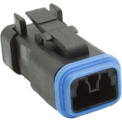 Plug housing, for rectangular miniature plug, PX0105S02BK