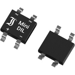 Diotec Semiconductor SMD bridge rectifier, 700 V, 1 kV (RRM), 800 mA, TO-269AA, MB10S