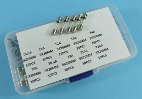 ZESTAW 100szt BEZP.ZWŁO.5x20mm 0,5-20A