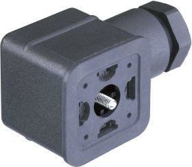 Złącze zaworowe czarny CO GDMF 3016 DAAA Ilość styków:3 + PE Hirschmann Zawartość: 1 szt.