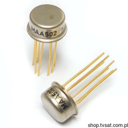 MAA502 uA709A OP Amplifier TO99-8 TESLA