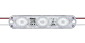 Moduł LED 1,1W 130lm 6500K (biały zimny) IP68 12VDC, 3xSMD2835; Samsung Arena Lens