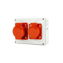 Rozdzielnica siłowa n/t 1x16A 5P 1x32A 5P IP44 NBOX19.3 3678052 Next