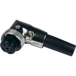 Cliff FC684227R -Pin DIN Socket, Angle, Tin plated