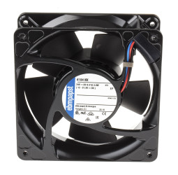 Wentylator osiowy 24 V DC DC 119 x 119 x 38mm 4.9W 180m³/h 49dB