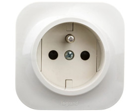 FORIX Gniazdo pojedyncze z/u 16A IP20 kremowe 782447