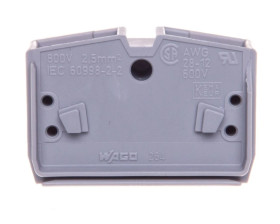 Złączka wewnętrzna 4-przewodowa 2,5mm2 szara 264-351