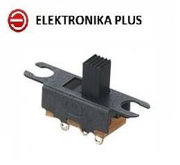 2szt. PRZEŁĄCZNIK SUWAKOWY 3 PINY ON-ON SM12F11G3 TNT 7MM MALY