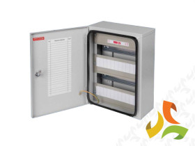 Rozdzielnica natynkowa 24 modułowa 2x12M drzwi metal IP54 RNH-24 KARWASZ