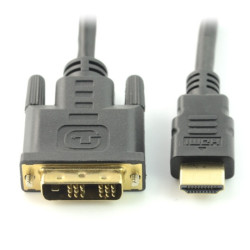 Przewód HDMI - DVI-D - dł. 1,5 m