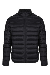 Pikowana kurtka, GRAFTON, rodzaj Unisex, L, Czarny