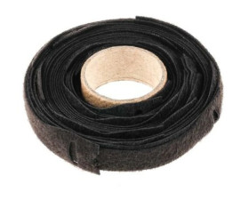 Opaska kablowa z rzepem Czarny, 203.5mm 12 mm RS PRO Opaska kablowa