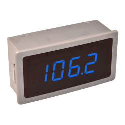 Termometr panelowy LCD W1240 BLUE DS18B20 niebieski