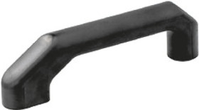 Handle, angled, duroplastic, (L x W x H) 170 x 25 x 50 mm, black, 3311.1403