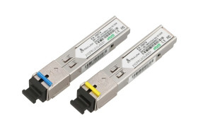 Moduł SFP WDM 1,25Gbps, 1310/1550nm, single mode, 3km, SC, DOM, para, dedykowany dla HP/Aruba Extralink SFP 1.25G