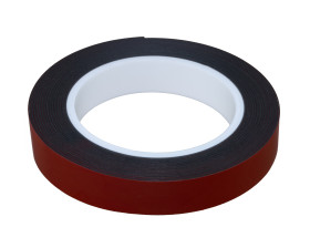 Dwustronna taśma piankowa grubość 1.1mm szerokość 19mm RS PRO Czarny długość 5.5m