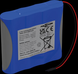 2447-3032-50 Lithium-ion rechargeable battery pack, 14.4 V, 2550 mAh, 4S1P