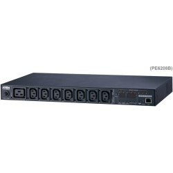 1U 8-gniazdkowa jednostka eco PDU PE6208G 16A 7 x IEC320 C13 + 1 x IEC320 C19