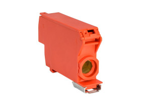 Blok rozdzielczy do fotowoltaiki PV 192A 1500V DC 1 wejście 4 wyjścia TH35 czerwony SDB-70/CZE 48.973 ELEKTROPLAST