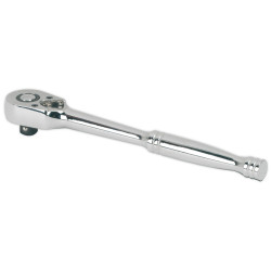 Sealey AK660 Ratchet Wrench 1/4&quot;sq Drive Pear Head Flip Reverse