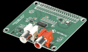 HIFIBERRY DAC+ RCA HiFiBerry DAC+ RCA, Raspberry Pi shield