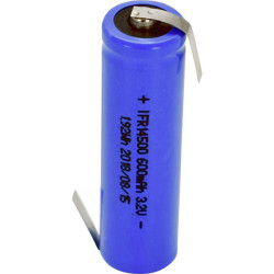 Beltrona EIZIFR14500HBG Rechargeable LiFePO4 Battery 3.2V 600mAh