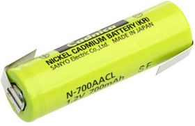 Akumulator specjalny Panasonic N-700AACL, NiCd, 700 mAh, 1.2 V, 1 szt.