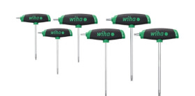 Zestaw kluczy trzpieniowych Torx ComfortGrip z rękojeścią T, z trzonem bocznym, chromowany matowo 45622 /6szt./