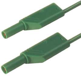 934088104, PVC, 32A, 1000V ac/dc, kolor: Zielony, dł. 1m, -15 → +70°C, Hirschmann Test & Measurement