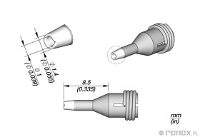 Dysza C360013 do rączki JBC DS360