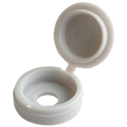 ForgeFix 100HCC10 Hinged Cover Cap Grey No.6-8 Bag 100