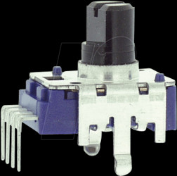 193718 ALPS rotary potentiometer, linear, 6 mm, mono, 100 K