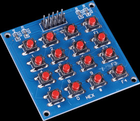 ME046 Developer boards - Button Matrix, 16 buttons