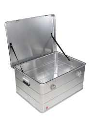 Skrzynia na sprzęt wymiary wew 380 x 750 x 550mm Nie Metal RS PRO Aluminium, z zamkiem Nie