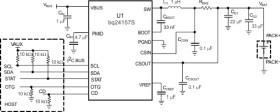 I2C 1cell 1.25A Buck battery charger with OTG
