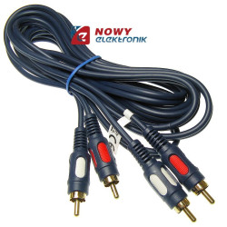 Kabel 2xRCA 2,5m Łezka VITALCO