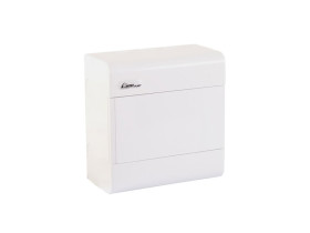 Rozdzielnica natynkowa 6 modułowa 1x6M drzwi pełne IP40 SRn-6/B (N+PE) 1.11 ELEKTRO-PLAST