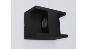 Oprawa Elewacyjna Led Cissa 2X2w Ww Czarna