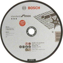 Bosch 2608619773 Standard Cutting Disc 230mm Stainless Steel Safe