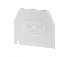 Płytka skrajna do złączek ZG-G2,5 i ZG-G4 szary PS-4 A41-6108