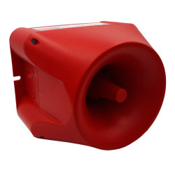 Sygnalizator akustyczny 110 → 230 V AC Montaż śrubowy RS PRO 62-tonowy IP66, IP69K