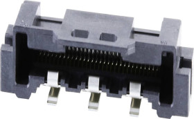 Molex Listwa kołkowa, żeńska, do wbudowania, standardowa Ilość pinów 30 Wymiary siatki: 0.5 mm 501864-3091 1 szt. taśma
