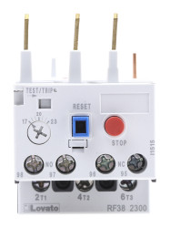 Przekaźnik przeciążeniowy termiczny Lovato 17 → 23 A 38 A 0,7 → 2,4 W, reset: ręczny