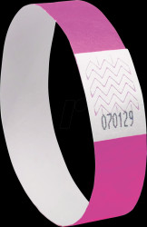 TYVPK-50 Wristbands, tear-resistant, pink, 500 pieces