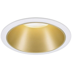 Paulmann 93396 LED Recessed Light GU10 White/Gold Matt Glare-Free