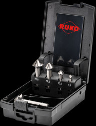 102891ERO Countersink set 4S HSSE-Co 5 DIN 335 90°, 5 pieces