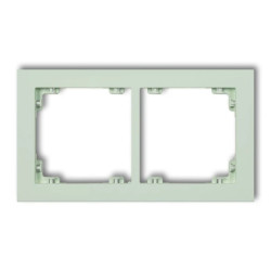 DECO Ramka podwójna DECO Pastel Matt miętowy 46DR-2